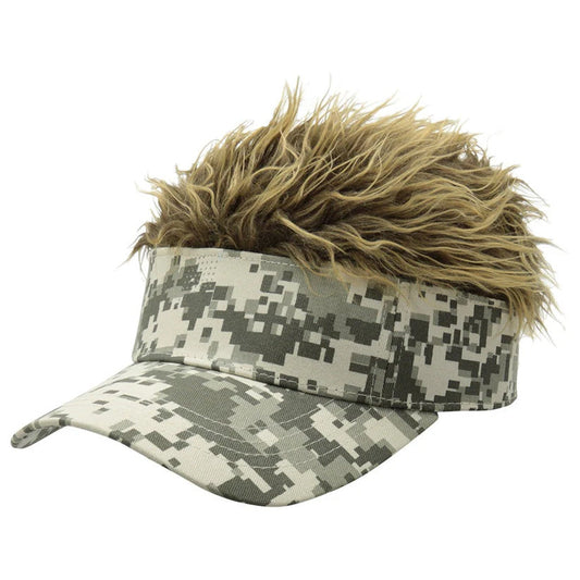 Camo Visor Brown Hair