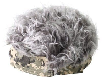 Camo Visor Gray Hair