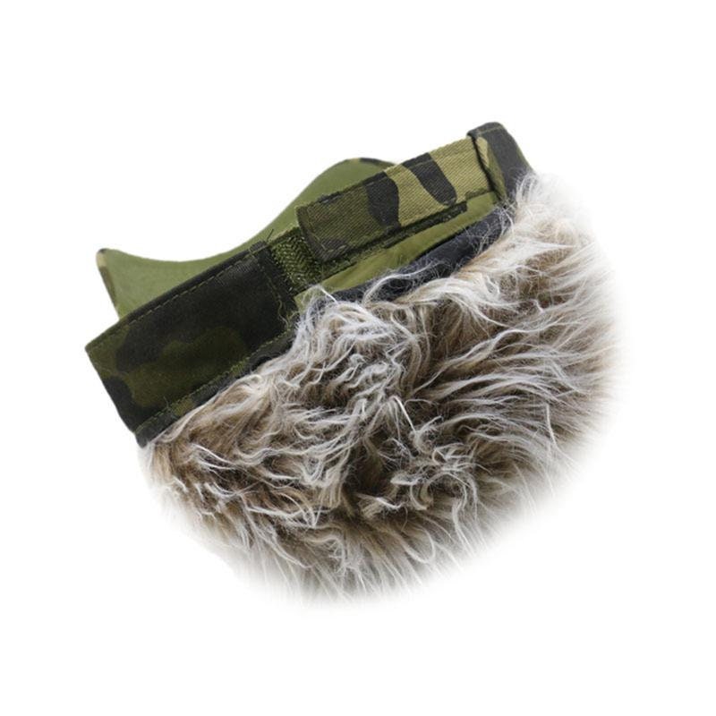 Camo Digital Green Visor Gray Hair